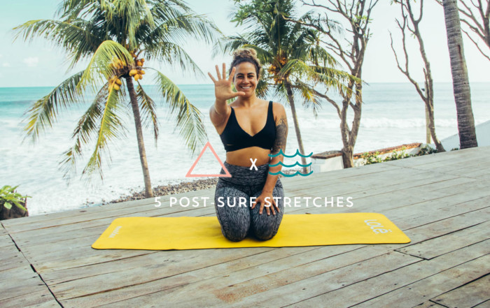 post-surf stretches